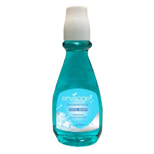 Enjuague Bucal Envisage Cool Mint Con Alcohol 500ml