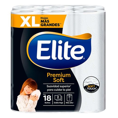 Papel Higiénico Elite Premium Soft 18 Rollos Xl