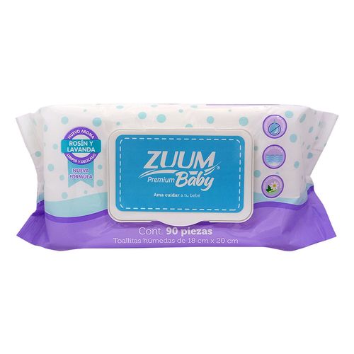 Toallas Húmedas Zuum Baby Lavanda 90 Toallitas