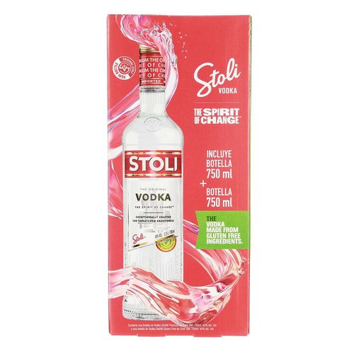 Vodka Stoli Premium 750ml + 750ml