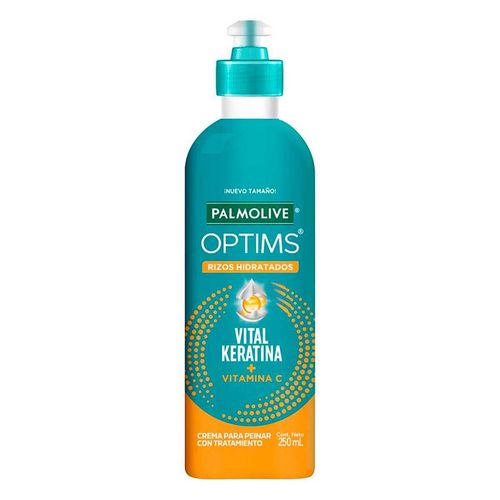 Crema para Peinar Optims Vital Keratina + Vitamina C Rizos Definidos 250ml