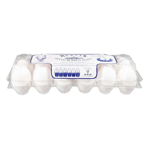 Huevo de Gallina Blanco Monter 12 Piezas Libre Pastoreo