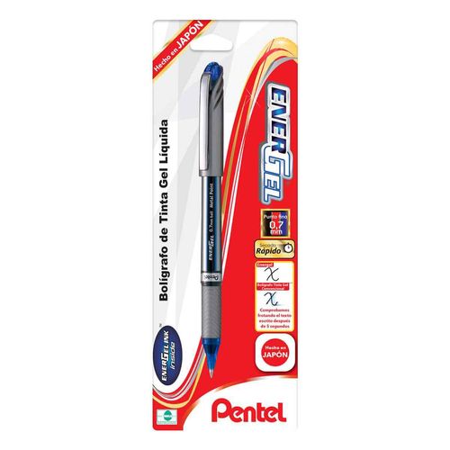 Bolígrafo Energel Pentel Azul