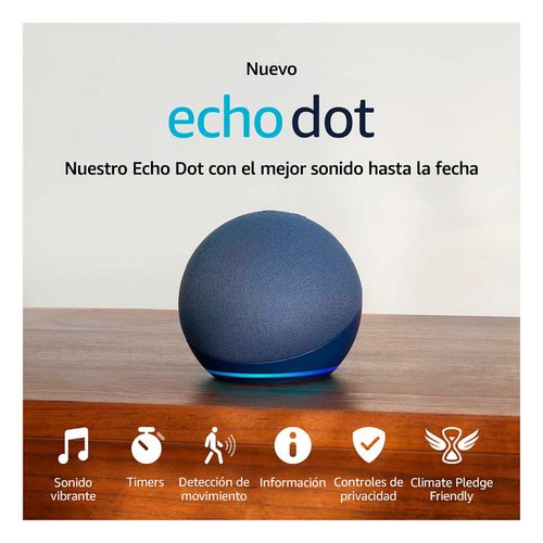 Echo Dot 5 Bocina inteligente con Alexa Azul