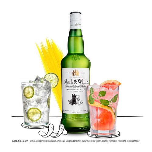 Whisky Black & White Original Blended Scotch 700ml
