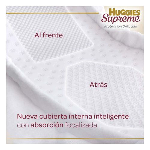 Pañal para Bebé Huggies Supreme Unisex Etapa 2 con 40 Piezas