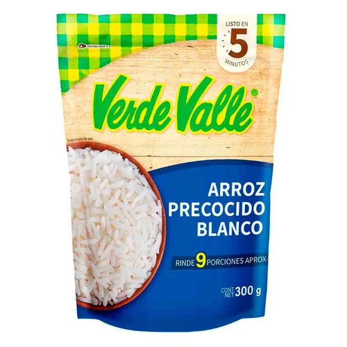 Arroz Precocido Verde Valle Blanco 300g