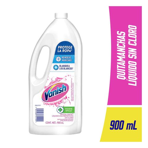 Quitamanchas Líquido Vanish para Ropa Blanca 900ml