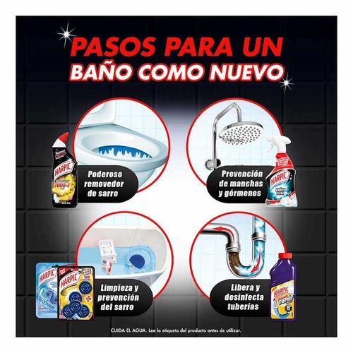 Limpiador de Baños Líquido Harpic Max Power Citrus 750ml