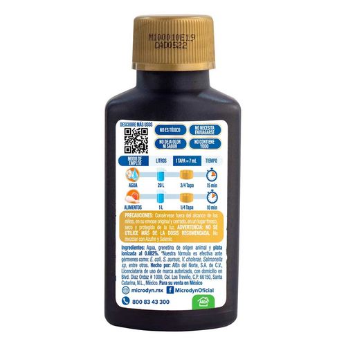 Desinfectante de Alimentos Microdyn 90ml