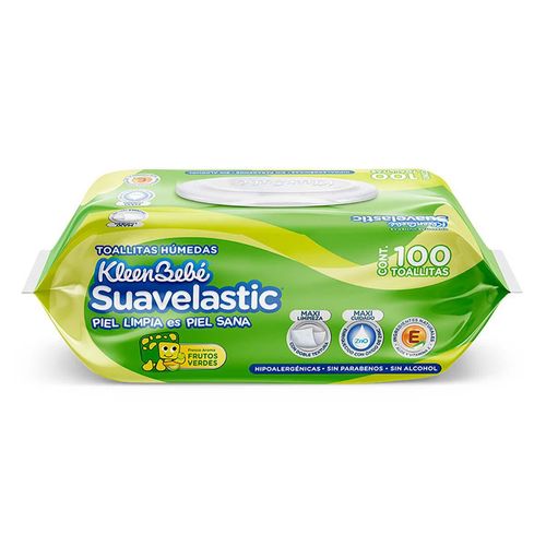 Toallitas Húmedas para Bebé Kleenbebé Suavelastic Max 100 Toallitas