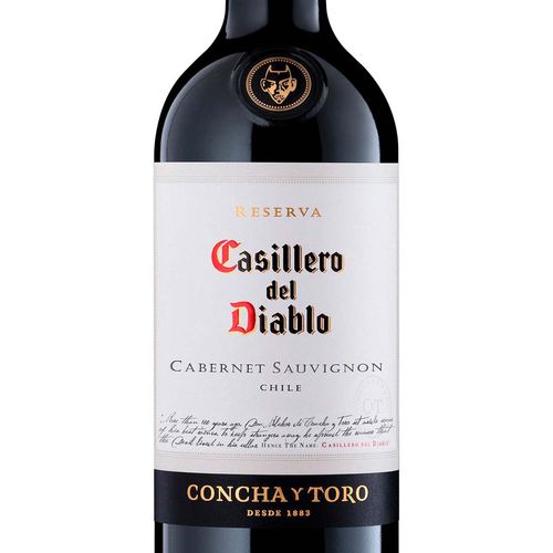 Vino Tinto Chileno Casillero Del Diablo Cabernet Sauvignon 750ml