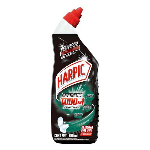 Limpiador de Baños Líquido Harpic Power Plus Desinfectante 750ml
