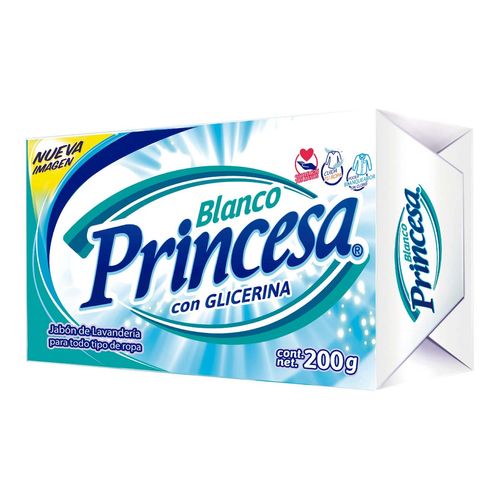 Jabón de Lavandería en Barra Princesa Blanco 200g