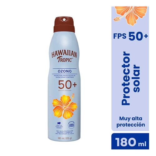 Protector Solar Hawaiian Tropic Ozono 50+ FPS C-Spray 180ml