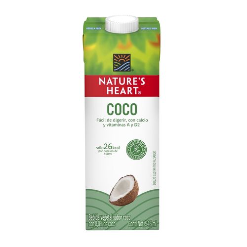 Bebida Vegetal Nature's Heart Sabor Coco 946ml