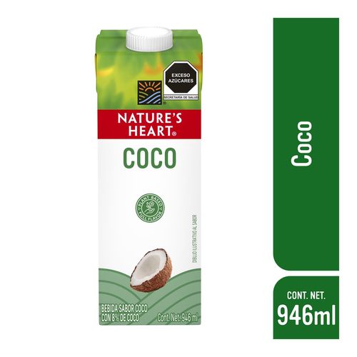 Bebida Vegetal Nature's Heart Sabor Coco 946ml