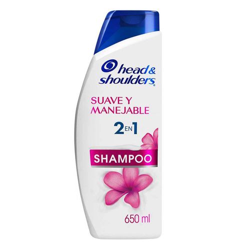 Shampoo Head & Shoulders 2 en1 Suave y Manejable 650ml