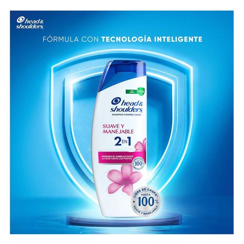 Shampoo Head & Shoulders 2 en1 Suave y Manejable 650ml