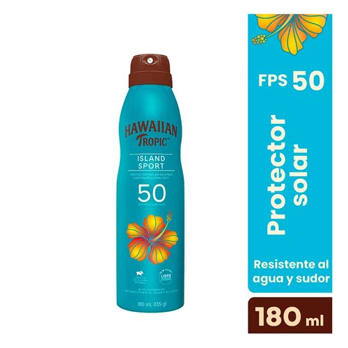 Protector Solar Hawaiian Tropic Island Sport 50 FPS C-Spray 170g