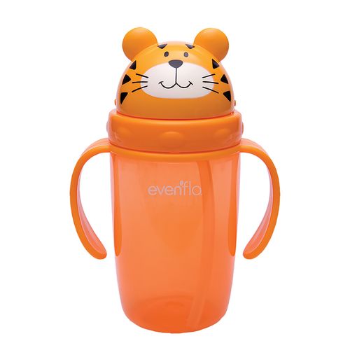 Vaso Entrenador Divertido Con Popote 11oz/325ml