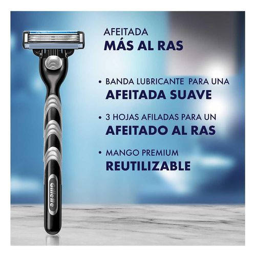Cartucho de Rastrillo Gillette Mach3, 8 Unidades
