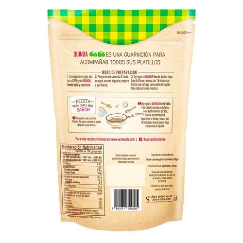 Quinoa Verde Valle 340g