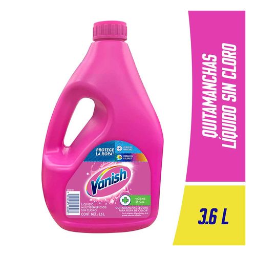 Quitamanchas Líquido Vanish para Ropa de Color 3.6L