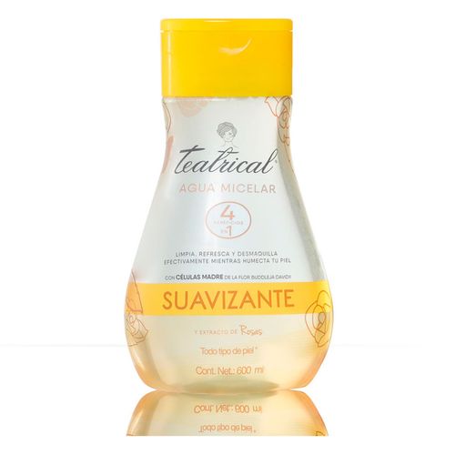 Agua Micelar Teatrical Suavizante Agua de Rosas 600ml