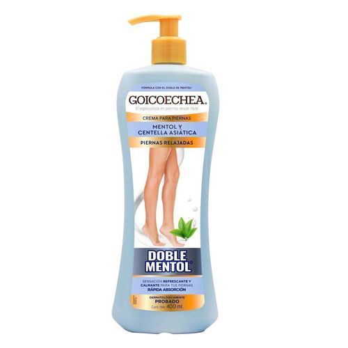 Crema para Piernas Goicoechea Doble Mentol 400ml