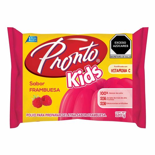 Gelatina Pronto Kids Frambuesa 120g