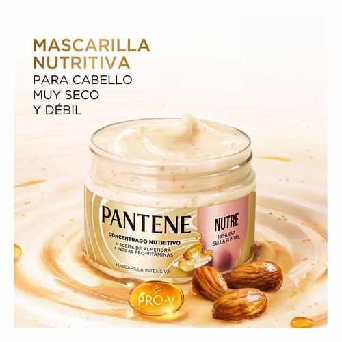 Mascarilla para cabello Pantene Nutre y Sella Puntas 300ml