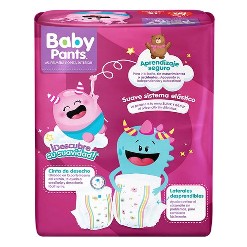 Calzón entrenador Baby Pants Niña Talla Mediano 16 pañales
