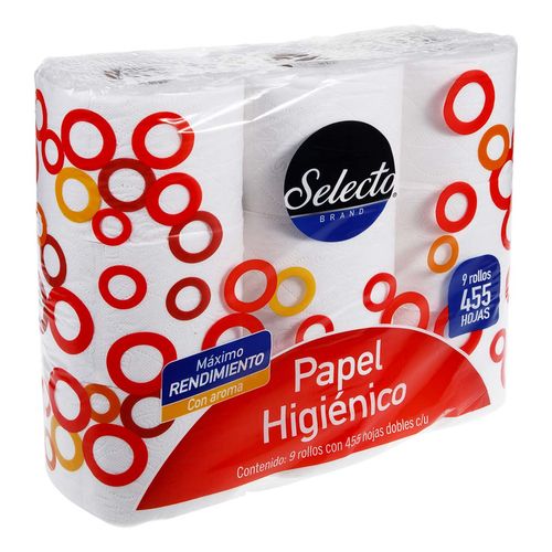 Papel Higiénico Selecto Brand 9 Rollos