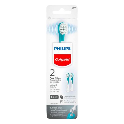 Cabezales de Repuesto Colgate Philips Sonicare Infantil 2 Cabezales