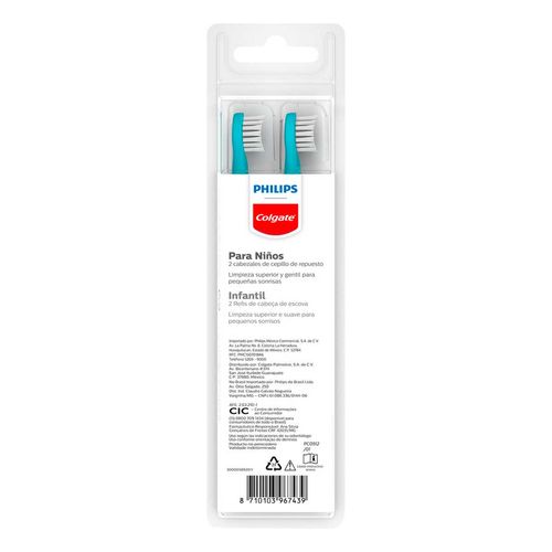 Cabezales de Repuesto Colgate Philips Sonicare Infantil 2 Cabezales