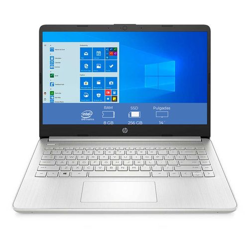 Laptop HP 14-dq0505la Intel Pentium 8GB RAM 256GB SSD 14 Pulgadas