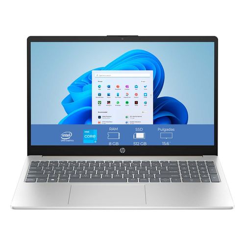 Laptop HP 15-fd0000la Intel Core i3 8GB 512GB SSD 15.6 FHD Windows 11 Home Single Language