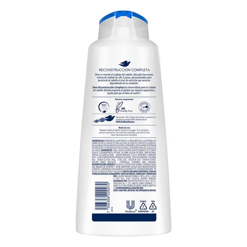 Shampoo Dove Reconstrucción completa 675ml