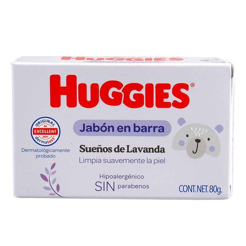 Jabón en Barra Huggies Sueños de Lavanda 80g