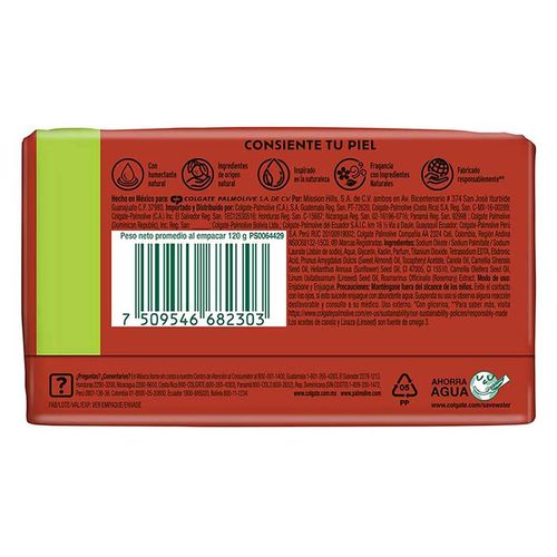 Jabón Tocador Palmolive Naturals Almendra y Omega 3 Sensación Humectante 4x120g
