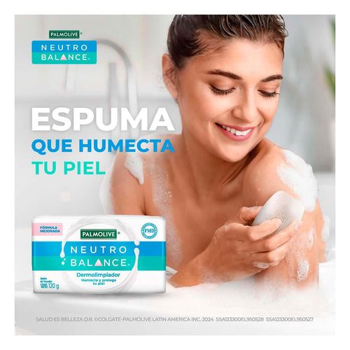 Jabón en Barra Palmolive Neutro Balance Dermolimpiador 4 Piezas 120g