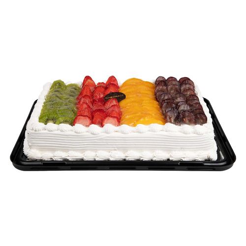 Pastel 3 Leches 4 Estaciones de Fruta Rectangular Grande