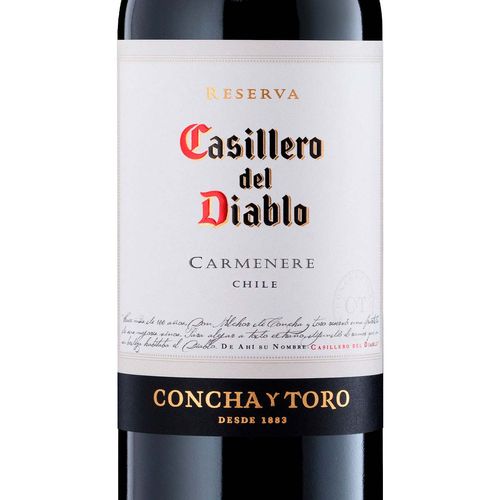 Vino Tinto Chileno Casillero Del Diablo Carmenere 750ml