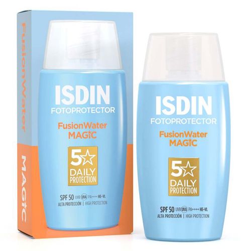 Fotoprotector Facial Isdin Fusion Water FPS 50 Hidratación Intensa 50ml