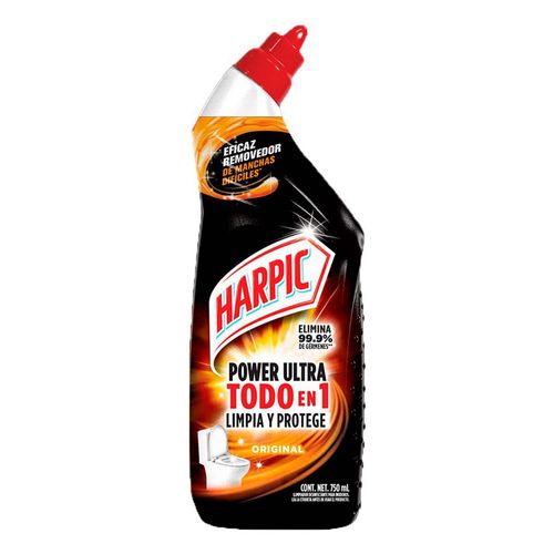 Limpiador de Baños Líquido Harpic Max Power 750ml