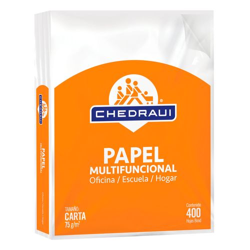 Papel Bond Multifuncional Chedraui 400 Hojas 75g