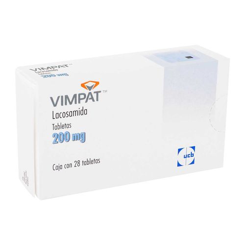 Tabletas Vimpat 200mg Caja con 28 Tabletas