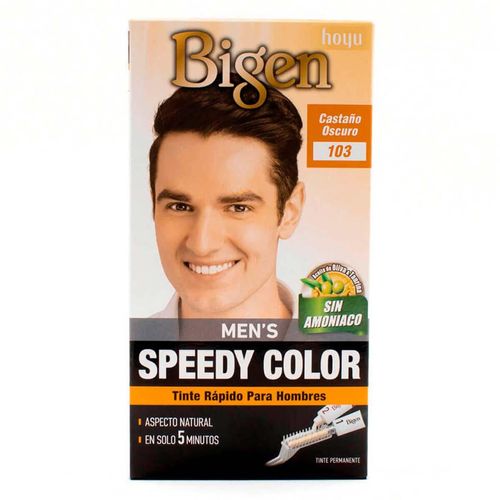 Tinte para Caballero Bigen Castaño Oscuro 80g