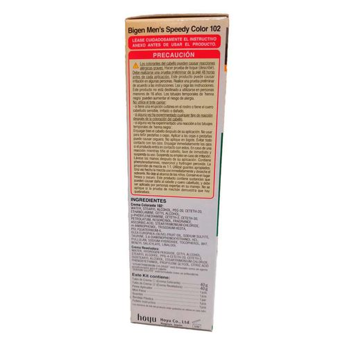 Tinte para Caballero Bigen Negro Natural 80g